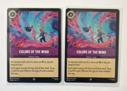 Colors of the Wind 64/204 Super Rare 2x Winterspell Disney Lorcana Set Of 2 NM - Image 1
