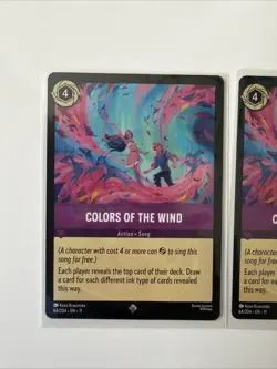Colors of the Wind 64/204 Super Rare 2x Winterspell Disney Lorcana Set Of 2 NM - Image 3