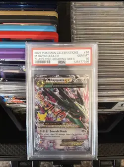 PSA 10 M Rayquaza Ex 76/108 Celebrations Classic Collection Holo Pokemon TCG - Image 1