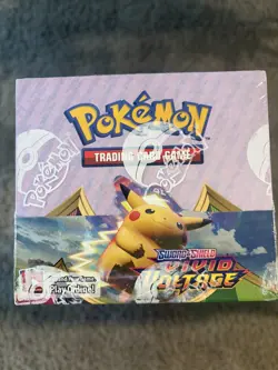 Pokemon TCG Sword & Shield Vivid Voltage Booster Box English 2020 - Sealed - Image 1