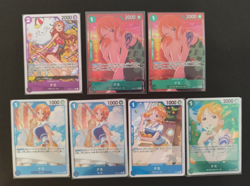 Nami EB02-017 PRB02-012 OP09-050 P-053 one piece card set 7pcs Japanese NM - Image 1