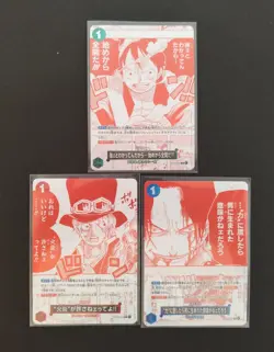 ONE PIECE Card 3rd Anniversary Campaign Promo Collection SET OP13-040 057 019 - Image 1