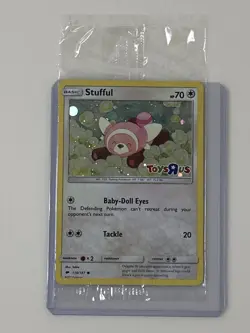 Pokemon Stufful Foil Card #110/147 Toys R Us Promo 2017 New Cello Sealed - Image 1