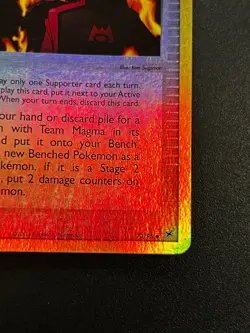 Maxie 73/95 - Team Magma vs Team Aqua Reverse Holo Pokemon Card Vintage LP - Image 3