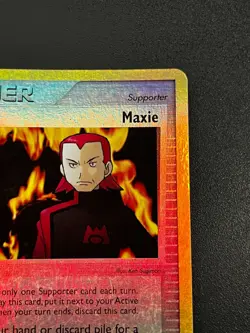 Maxie 73/95 - Team Magma vs Team Aqua Reverse Holo Pokemon Card Vintage LP - Image 4