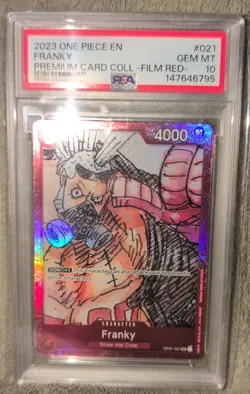Franky-ONE PIECE FILM RED Edition-) OP01-021 One Piece Promotion Cards Foil - Image 1