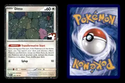 DITTO 132/165 HOLO R PRIZE PACK SERIES CARDS POKEMON NM - Image 3