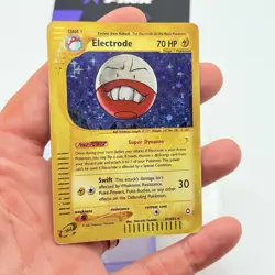 CARTA POKEMON CARD - ELECTRODE HOLO H7/H32 - ENG - AQUAPOLIS - PLAYED POOR - Image 2