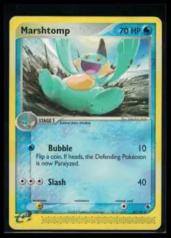 Pokemon TCG Marshtomp Regular Uncommon Card Ruby and Sapphire, 40/109 - Image 1