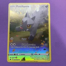 Pokemon TCG Crown Zenith Poochyena Full Art Ultra Rare Holo Card GG33/GG70 NM - Image 1
