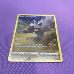 Pokemon TCG Crown Zenith Poochyena Full Art Ultra Rare Holo Card GG33/GG70 NM - Image 2