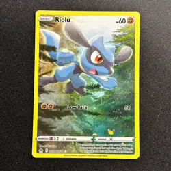 Riolu GG26/GG70 Ultra Rare Crown Zenith: Galarian Gallery Pokemon Card LP - Image 1