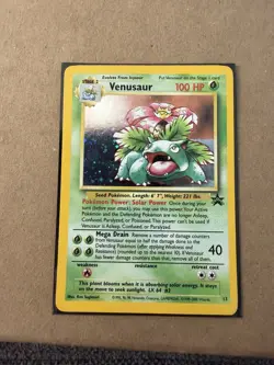 Pokemon Venusaur Holo Black Star Promo Card #13 Wizards of the Coast - Image 1