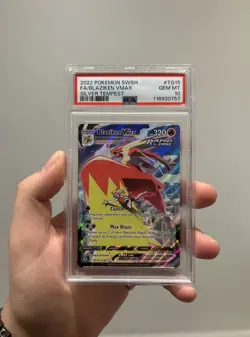 Pokemon TCG Blaziken VMAX TG15/TG30 Full Art Silver Tempest | PSA 10 - Image 3
