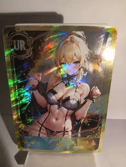 JEAN GENSHIN IMPACT UR Holographic Custom Art Goddess Story Anime Card - Image 1