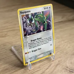 Rayquaza 9/106 Holo 2005 EX Emerald Pokemon Card Vintage English DMG - Image 3