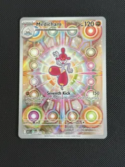Medicham 241/217 Ascended Heros Illustration Rare NM/M English Pokemon TCG Card - Image 1