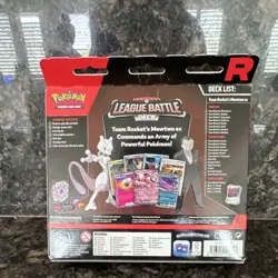 Pokemon League Battle Deck Team Rocket's Mewtwo ex Ready-to-play Foil Cards - Image 2