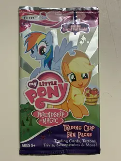 My Little Pony- MLP G4 2012 - Enterplay Trading Card Fun Pack Series 1 - Sealed - Image 1
