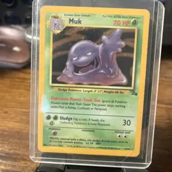 Muk 13/62 Fossil Holo 1999 Fossil Pokemon Set (LP) - Image 1