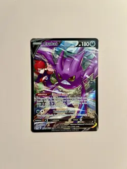 Crobat V TG20/TG30 Lost Origin Trainer Gallery Ultra Rare Full Art Pokemon - Image 1