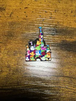 Disney Pin Cinderella Castle Pop Art Hidden Mickey 2025 Collection - Image 1