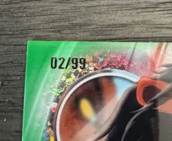 2026 Topps Chrome Disney Scar Green Mini-Diamond Refractor #2 /99 Lion King - Image 2