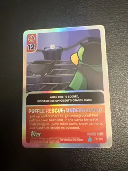 Club Penguin TCG - Puffle Rescue: Underground - Foil - Card Jitsu Disney - Image 1