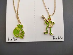 Disney The Muppets Kermit the Frog Best Friend Necklace Set - Image 2