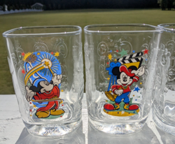 2000's McDonald Disney Mickey Mouse Glasses/ Tumblers Complete Set of 4 - Image 4