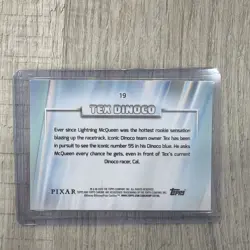 2026 Topps Chrome Disney Tex Dinoco Refractor 101 Dalmatians B&W Shimmer #/101 - Image 2