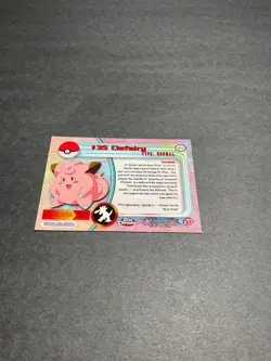Clefairy #35 - Topps Chrome Series 1 Pokemon Card Near Mint - Image 4