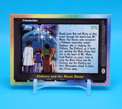 Pokemon Card - Clefairy and the Moon Stone EP6 - TV Animation - Topps Series 2 - Image 3