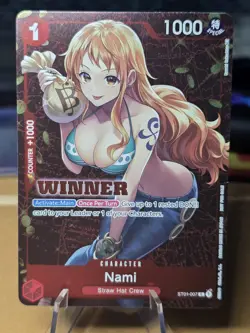 Nami (Tournament Pack Vol. 3) [Winner] ST01-007 One Piece Promotion Cards Foil - Image 1