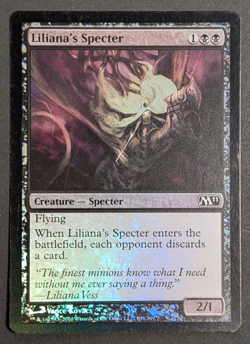 MTG Card - 1x Liliana's Specter - Magic Core Set 2011 - NM/LP Foil - Common #104 - Image 1