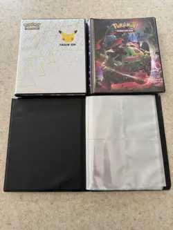 Pokemon TCG Binder Lot Of 3! With Some Pokemon 25th Anniversary Oversized Cards! - Image 4