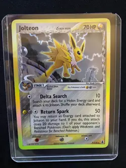Pokemon Delta Species Jolteon 7/113 Reverse Holo Rare, LP/NM - Image 1