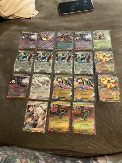 Pokemon TCG Chaos Rising Bulk Hits Bundle Job Lot Full Art and Ex Cards NM - Image 1