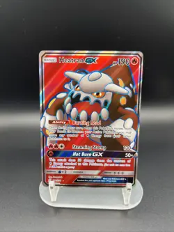 Pokemon TCG Heatran GX Unified Minds 216/236 Holo Full Art Ultra Rare card - Image 1