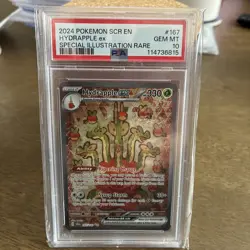 Hydrapple EX 167/142 Special Illustration Rare Pokemon TCG Stellar Crown PSA 10 - Image 1