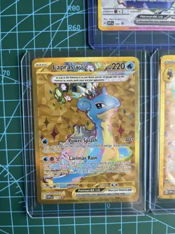 Pokemon Terapagos UPC Promo Set Cinderace, Lapras & Terapagos EX NM Full Art - Image 2