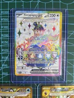Pokemon Terapagos UPC Promo Set Cinderace, Lapras & Terapagos EX NM Full Art - Image 3