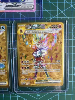 Pokemon Terapagos UPC Promo Set Cinderace, Lapras & Terapagos EX NM Full Art - Image 4
