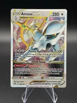 Pokemon Metal Arceus VSTAR Ultra Premium Collection Card 123/172 NM Condition - Image 1