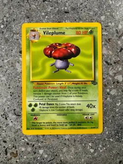 Pokemon TCG Cards Vileplume 31/64 Jungle Rare - Image 1