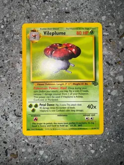 Pokemon TCG Cards Vileplume 31/64 Jungle Rare - Image 3