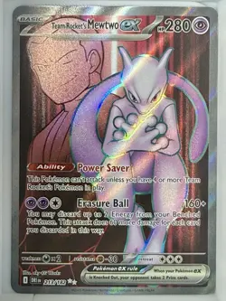 Pokemon Team Rocket's Mewtwo ex Sv10: Destined Rivals Holo 280 HP 213/182 - Image 1