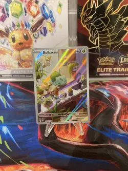 Pokemon TCG Bulbasaur Holo Card Illustration Stellar Crown Rare 143/142 Mint! - Image 1