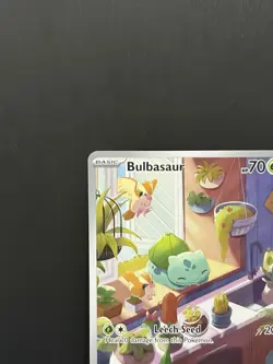 Pokemon TCG Bulbasaur Holo Card Illustration Stellar Crown Rare 143/142 - Image 3