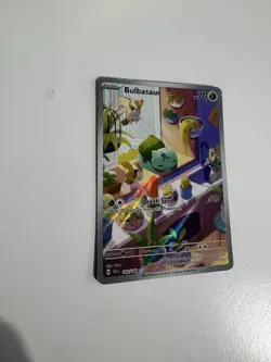 Pokemon TCG Bulbasaur Holo Card Illustration Stellar Crown Rare 143/142 - Image 2